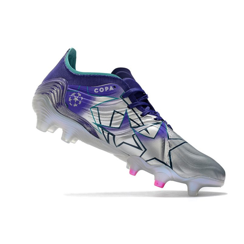 Adidas Copa Sense.1 FG Fotbollsskor för Män Champions Code – Lila Silver Turkos för Herr 9 Billiga Fotbollsskor Adidas Copa Sense.1 FG Fotbollsskor för Män Champions Code – Lila Silver Turkos 9