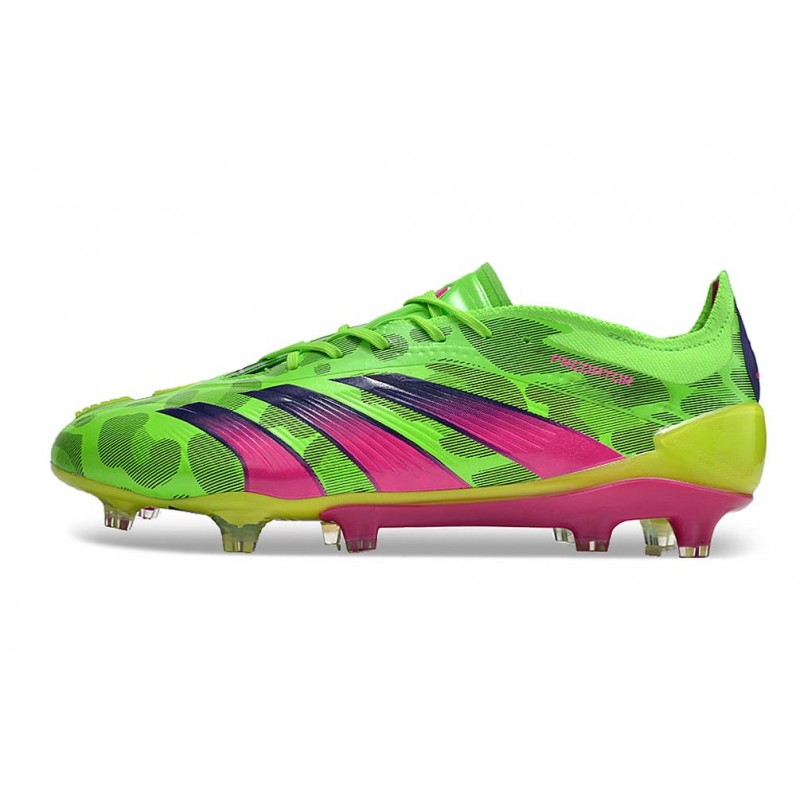 Adidas Predator 24 Elite FG Generation Pred Grön Rosa Lucid Lemon LIMITED EDITION för Herr 4 Billiga Fotbollsskor Adidas Predator 24 Elite FG Generation Pred Grön Rosa Lucid Lemon LIMITED EDITION 4