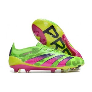 Adidas Predator 24 Elite FG Generation Pred Grön Rosa Lucid Lemon LIMITED EDITION för Herr Billiga Fotbollsskor Adidas Predator 24 Elite FG Generation Pred Grön Rosa Lucid Lemon LIMITED EDITION