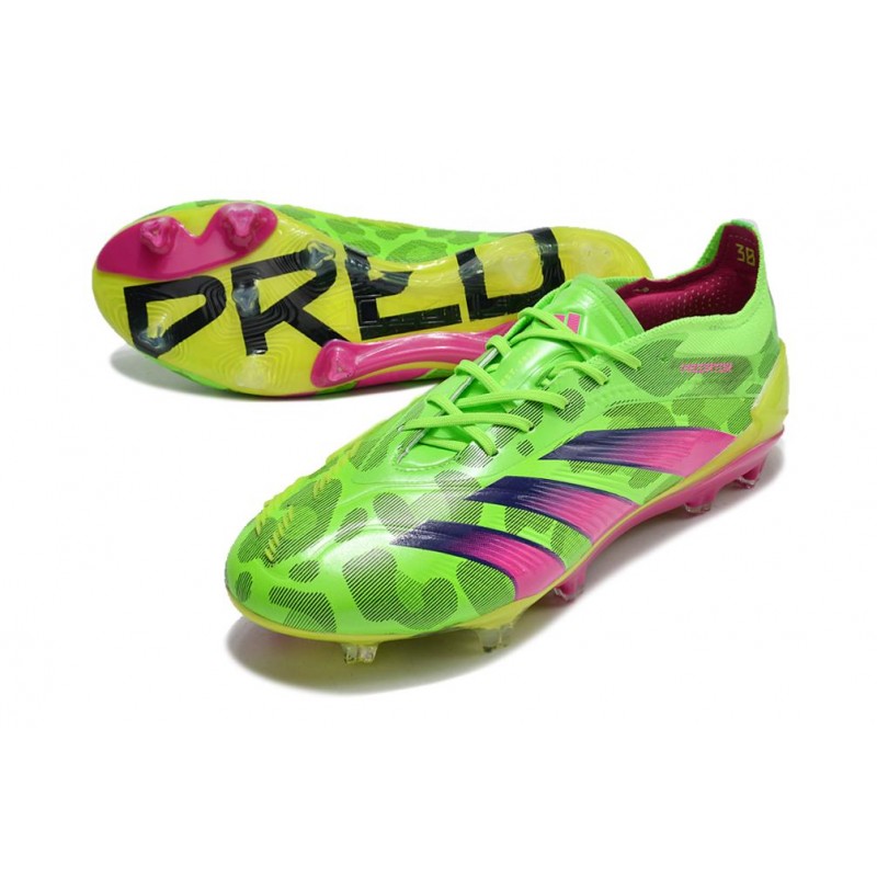 Adidas Predator 24 Elite FG Generation Pred Grön Rosa Lucid Lemon LIMITED EDITION för Herr 7 Billiga Fotbollsskor Adidas Predator 24 Elite FG Generation Pred Grön Rosa Lucid Lemon LIMITED EDITION 7