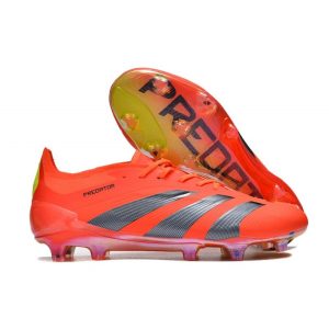 Adidas Predator 24 Elite FG Predstrike Röd Svart Gul LIMITED EDITION för Herr Billiga Fotbollsskor Adidas Predator 24 Elite FG Predstrike Röd Svart Gul LIMITED EDITION
