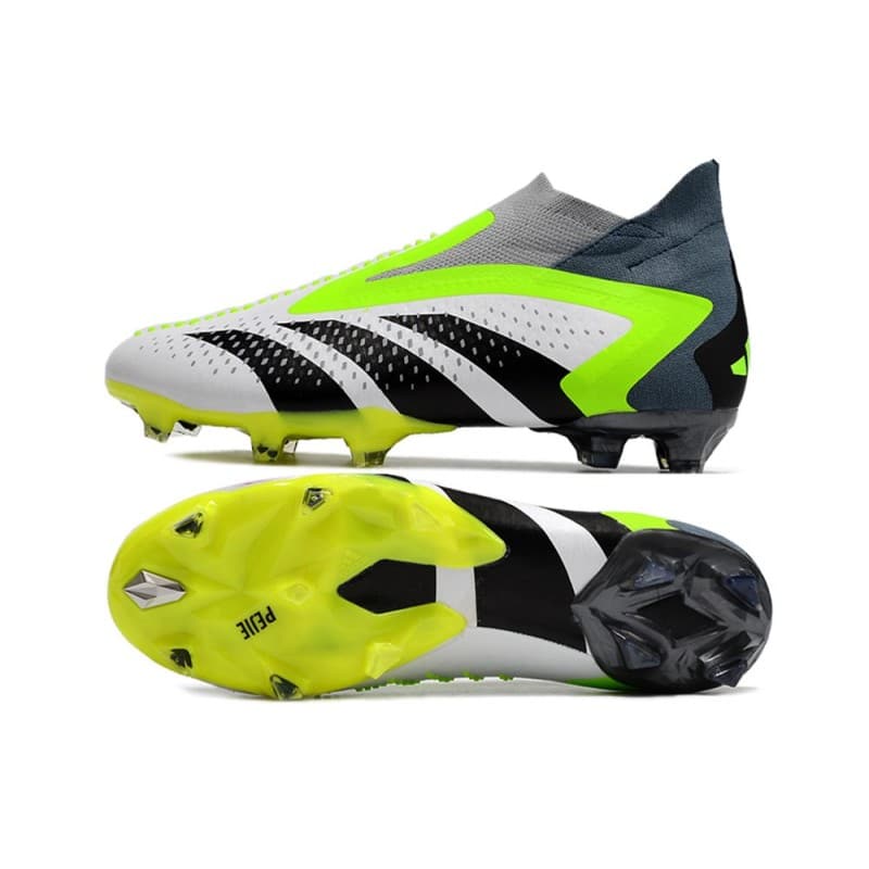 Adidas Predator Accuracy+ FG Fotbollsskor Crazyrush – Vit Svart Lucid Lemon för Herr 5 Billiga Fotbollsskor Adidas Predator Accuracy+ FG Fotbollsskor Crazyrush – Vit Svart Lucid Lemon 5