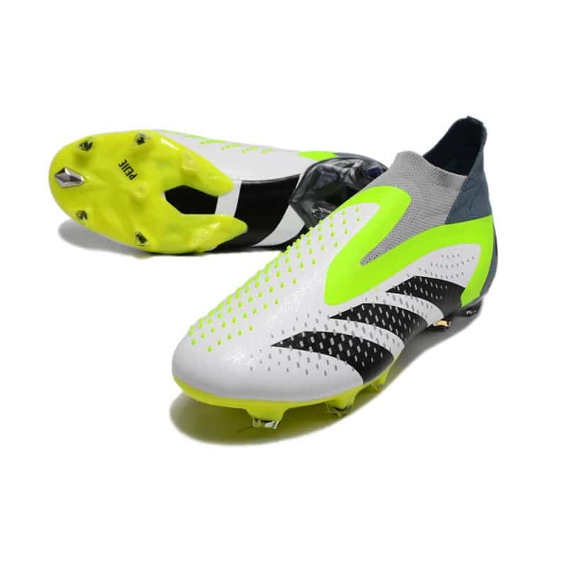 Adidas Predator Accuracy+ FG Fotbollsskor Crazyrush – Vit Svart Lucid Lemon för Herr 7 Billiga Fotbollsskor Adidas Predator Accuracy+ FG Fotbollsskor Crazyrush – Vit Svart Lucid Lemon 7