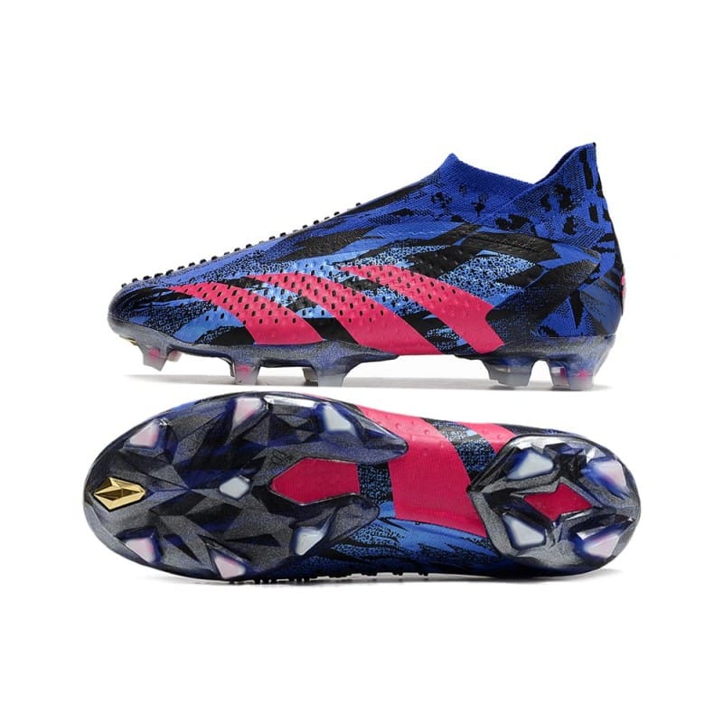 Adidas Predator Accuracy+ FG Fotbollsskor Lucid Blue Team Real Magenta Svart för Herr 5 Billiga Fotbollsskor Adidas Predator Accuracy+ FG Fotbollsskor Lucid Blue Team Real Magenta Svart 5