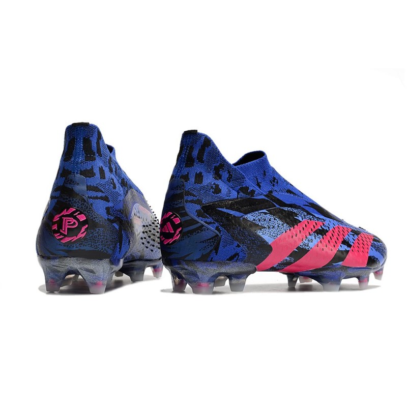 Adidas Predator Accuracy+ FG Fotbollsskor Lucid Blue Team Real Magenta Svart för Herr 6 Billiga Fotbollsskor Adidas Predator Accuracy+ FG Fotbollsskor Lucid Blue Team Real Magenta Svart 6
