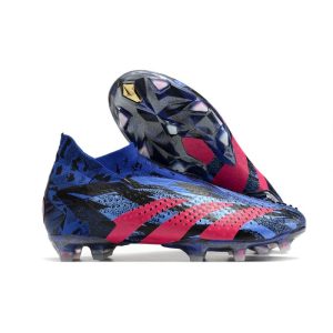 Adidas Predator Accuracy+ FG Fotbollsskor Lucid Blue Team Real Magenta Svart för Herr Billiga Fotbollsskor Adidas Predator Accuracy+ FG Fotbollsskor Lucid Blue Team Real Magenta Svart