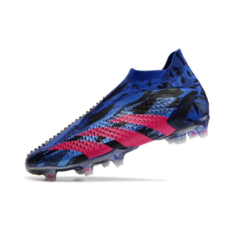 Adidas Predator Accuracy+ FG Fotbollsskor Lucid Blue Team Real Magenta Svart för Herr 8 Billiga Fotbollsskor Adidas Predator Accuracy+ FG Fotbollsskor Lucid Blue Team Real Magenta Svart 8