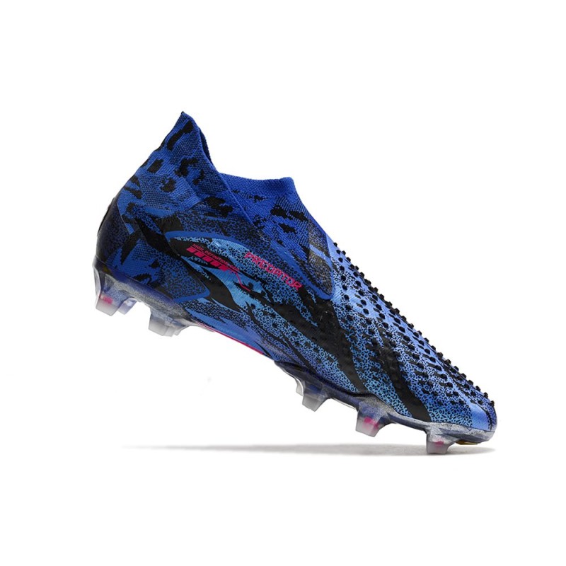 Adidas Predator Accuracy+ FG Fotbollsskor Lucid Blue Team Real Magenta Svart för Herr 9 Billiga Fotbollsskor Adidas Predator Accuracy+ FG Fotbollsskor Lucid Blue Team Real Magenta Svart 9