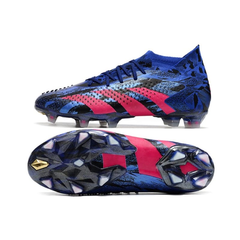 Adidas Predator Accuracy.1 FG Blå Röd för Herr 5 Billiga Fotbollsskor Adidas Predator Accuracy.1 FG Blå Röd 5