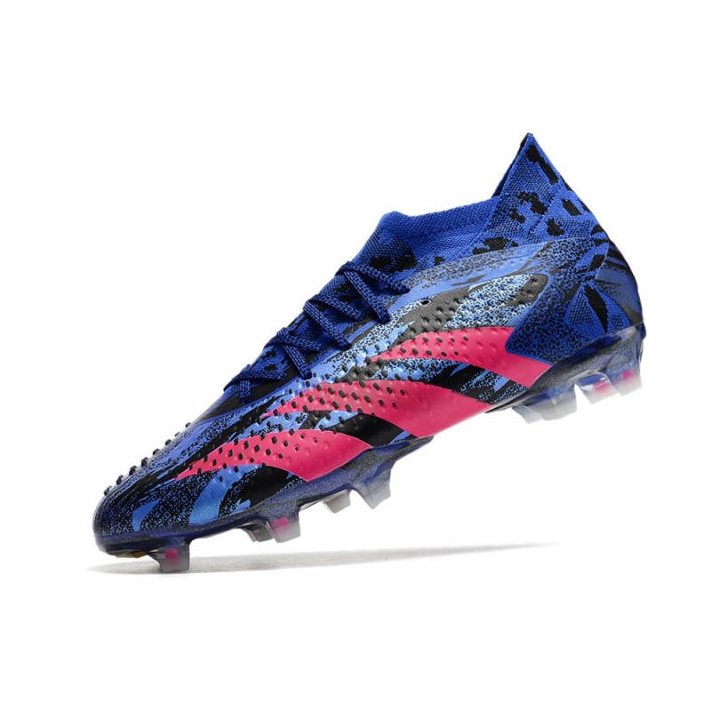 Adidas Predator Accuracy.1 FG Blå Röd för Herr 8 Billiga Fotbollsskor Adidas Predator Accuracy.1 FG Blå Röd 8