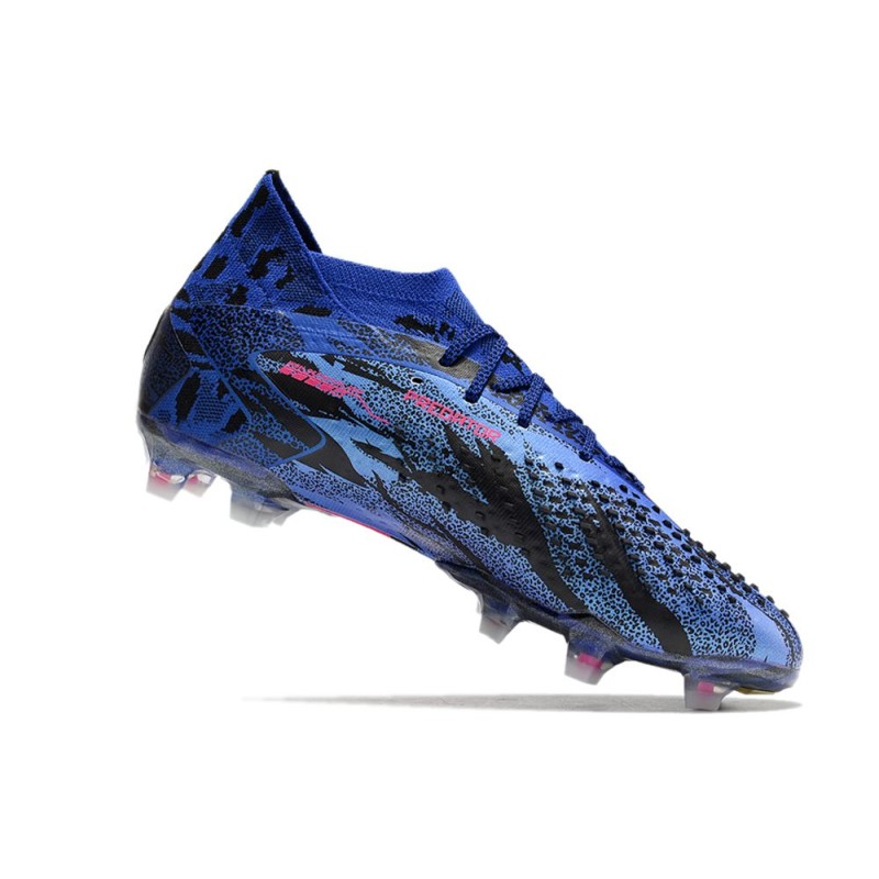 Adidas Predator Accuracy.1 FG Blå Röd för Herr 9 Billiga Fotbollsskor Adidas Predator Accuracy.1 FG Blå Röd 9