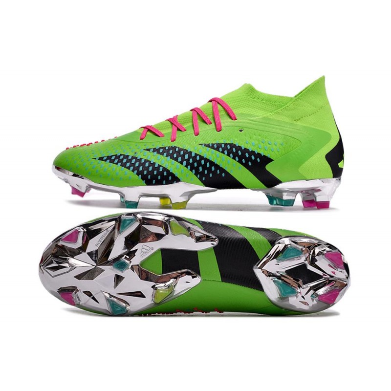 Adidas Predator Accuracy.1 FG Grön Svart för Herr 5 Billiga Fotbollsskor Adidas Predator Accuracy.1 FG Grön Svart 5