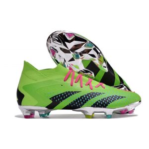 Adidas Predator Accuracy.1 FG Grön Svart för Herr Billiga Fotbollsskor Adidas Predator Accuracy.1 FG Grön Svart