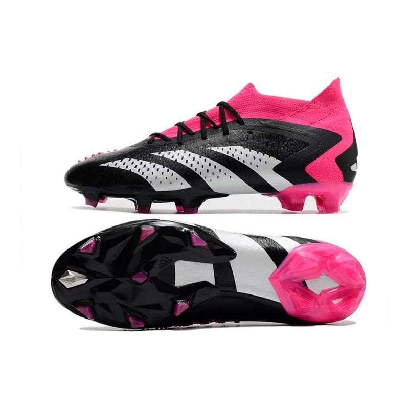 Adidas Predator Accuracy.1 FG Svart Vit Rosa för Herr 5 Billiga Fotbollsskor Adidas Predator Accuracy.1 FG Svart Vit Rosa 5