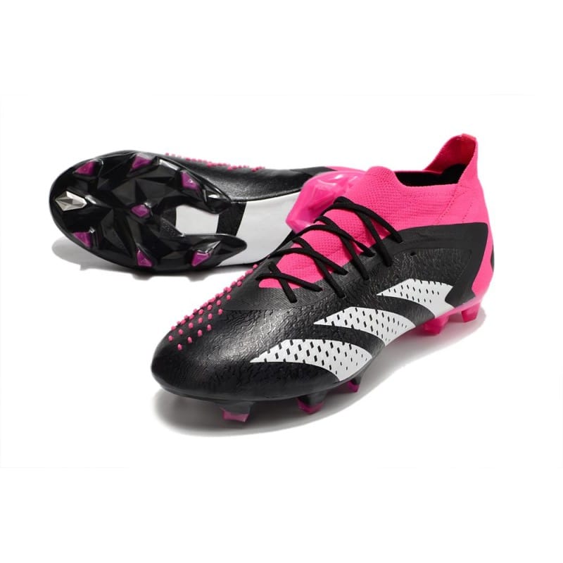 Adidas Predator Accuracy.1 FG Svart Vit Rosa för Herr 7 Billiga Fotbollsskor Adidas Predator Accuracy.1 FG Svart Vit Rosa 7