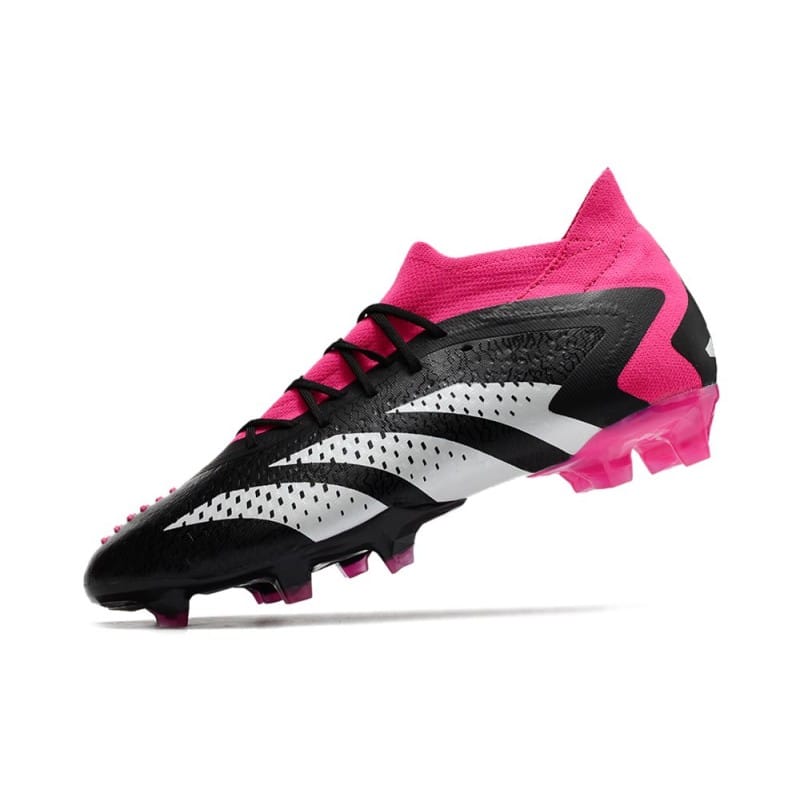 Adidas Predator Accuracy.1 FG Svart Vit Rosa för Herr 8 Billiga Fotbollsskor Adidas Predator Accuracy.1 FG Svart Vit Rosa 8