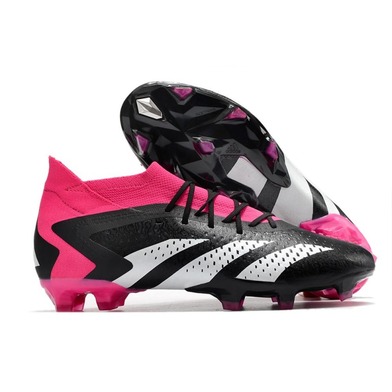 Adidas Predator Accuracy.1 FG Svart Vit Rosa för Herr 3 Billiga Fotbollsskor Adidas Predator Accuracy.1 FG Svart Vit Rosa 3