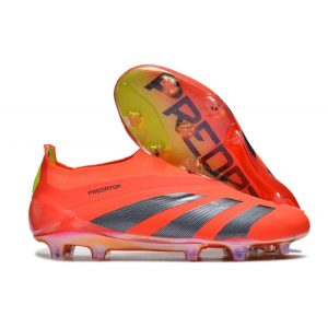 Adidas Predator Elite Laceless FG Predstrike Röd Svart Gul LIMITED EDITION för Herr Billiga Fotbollsskor Adidas Predator Elite Laceless FG Predstrike Röd Svart Gul LIMITED EDITION