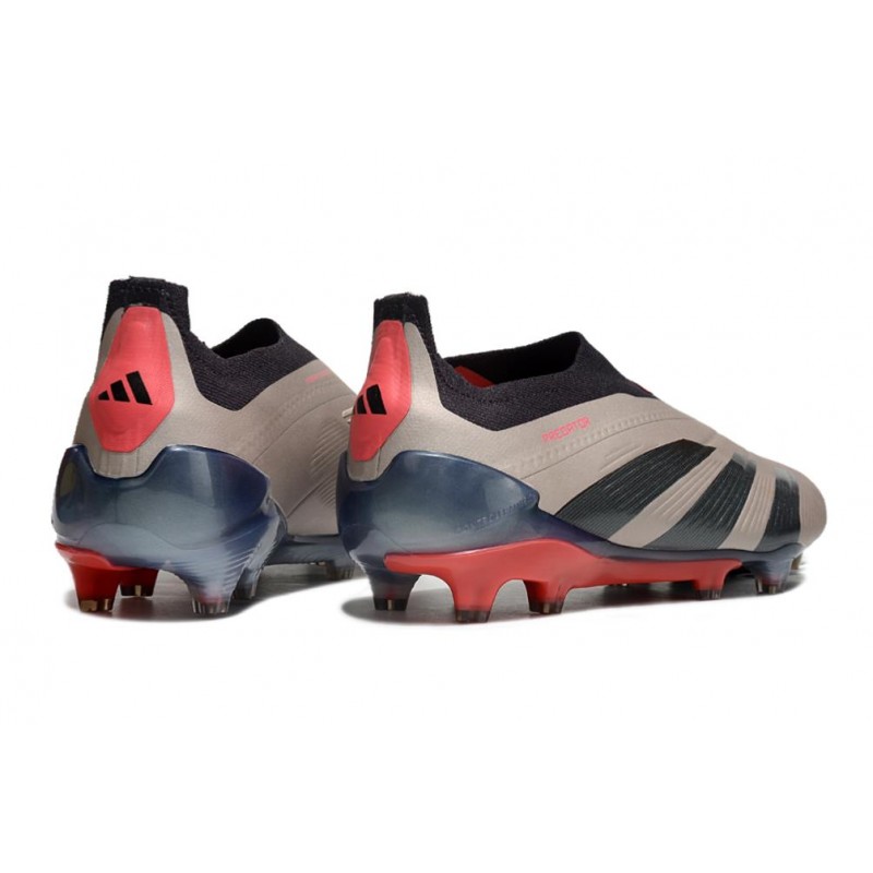 Adidas Predator Elite Snörlösa FG Vivid Horizon – Silver Röd Svart för Herr 6 Billiga Fotbollsskor Adidas Predator Elite Snörlösa FG Vivid Horizon – Silver Röd Svart 6