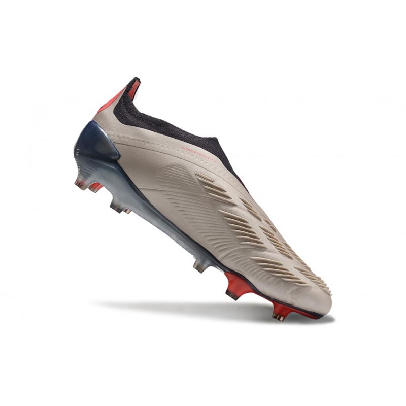 Adidas Predator Elite Snörlösa FG Vivid Horizon – Silver Röd Svart för Herr 9 Billiga Fotbollsskor Adidas Predator Elite Snörlösa FG Vivid Horizon – Silver Röd Svart 9