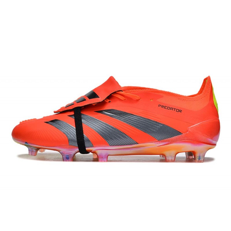 Adidas Predator Fold-over Tongue Elite FG Predstrike Röd Svart Gul LIMITED EDITION för Herr 4 Billiga Fotbollsskor Adidas Predator Fold-over Tongue Elite FG Predstrike Röd Svart Gul LIMITED EDITION 4