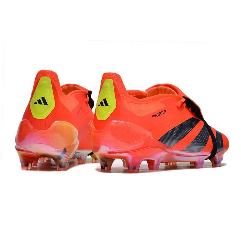 Adidas Predator Fold-over Tongue Elite FG Predstrike Röd Svart Gul LIMITED EDITION för Herr 6 Billiga Fotbollsskor Adidas Predator Fold-over Tongue Elite FG Predstrike Röd Svart Gul LIMITED EDITION 6