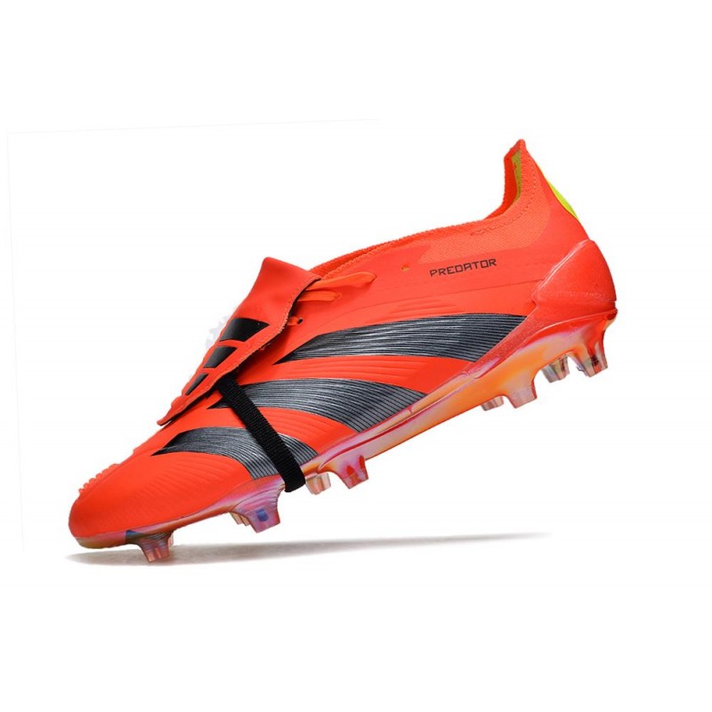 Adidas Predator Fold-over Tongue Elite FG Predstrike Röd Svart Gul LIMITED EDITION för Herr 8 Billiga Fotbollsskor Adidas Predator Fold-over Tongue Elite FG Predstrike Röd Svart Gul LIMITED EDITION 8