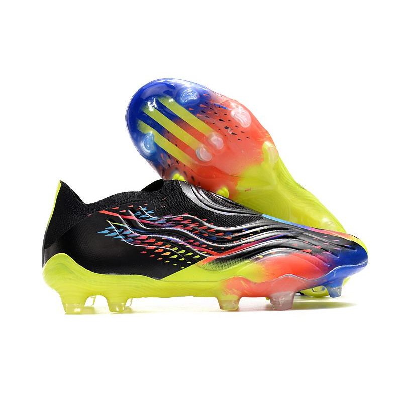 Fotbollsskor Adidas Copa Sense+ FG Herrar Al Rihla – Svart Turkos Gul för Herr 3 Billiga Fotbollsskor Fotbollsskor Adidas Copa Sense+ FG Herrar Al Rihla – Svart Turkos Gul 3