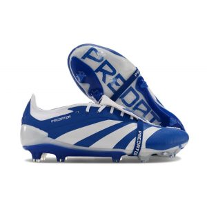 Fotbollsskor Adidas Predator 24 Elite FT FG Blå Vit för Herr Billiga Fotbollsskor Fotbollsskor Adidas Predator 24 Elite FT FG Blå Vit