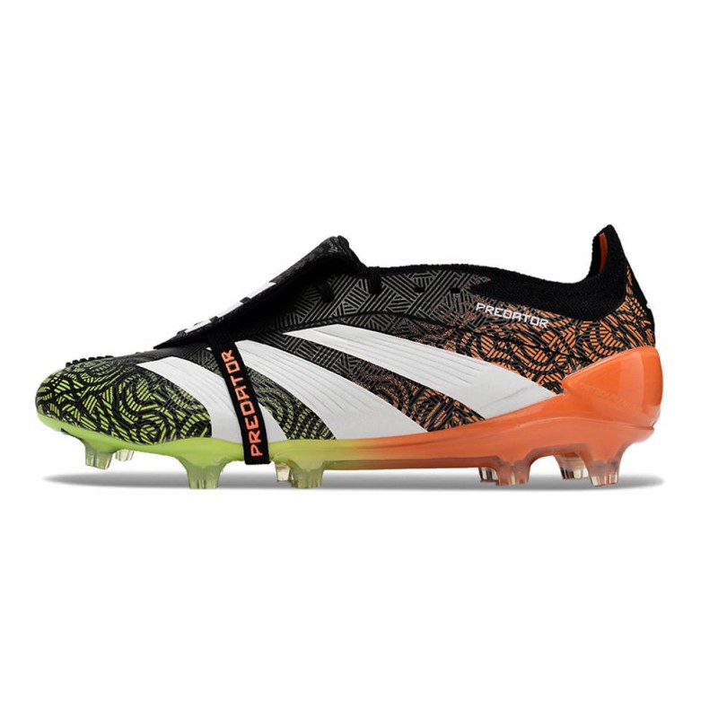 Fotbollsskor Adidas Predator 24 Elite FT FG Orange Svart Vit Grön för Herr 4 Billiga Fotbollsskor Fotbollsskor Adidas Predator 24 Elite FT FG Orange Svart Vit Grön 4