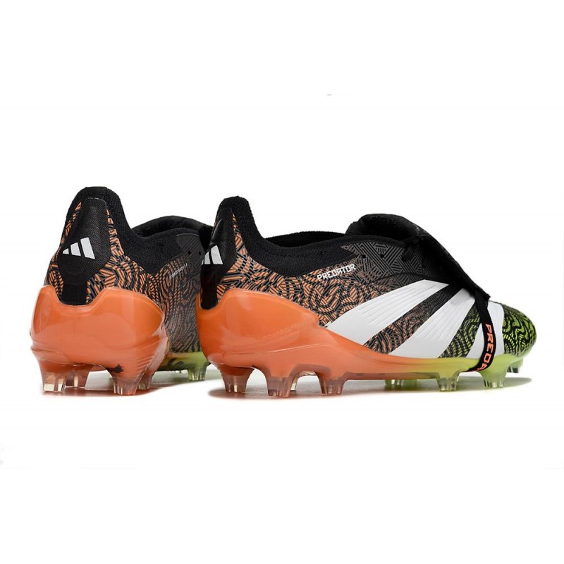Fotbollsskor Adidas Predator 24 Elite FT FG Orange Svart Vit Grön för Herr 6 Billiga Fotbollsskor Fotbollsskor Adidas Predator 24 Elite FT FG Orange Svart Vit Grön 6