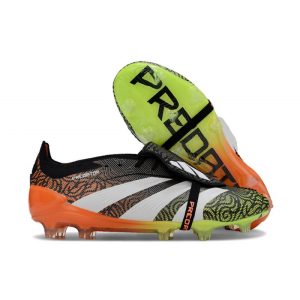 Fotbollsskor Adidas Predator 24 Elite FT FG Orange Svart Vit Grön för Herr Billiga Fotbollsskor Fotbollsskor Adidas Predator 24 Elite FT FG Orange Svart Vit Grön