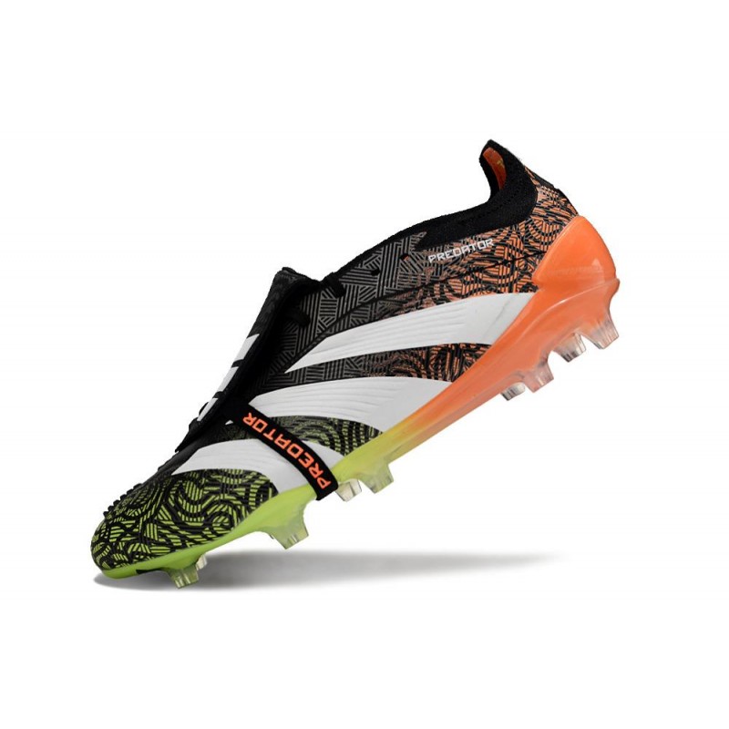 Fotbollsskor Adidas Predator 24 Elite FT FG Orange Svart Vit Grön för Herr 8 Billiga Fotbollsskor Fotbollsskor Adidas Predator 24 Elite FT FG Orange Svart Vit Grön 8