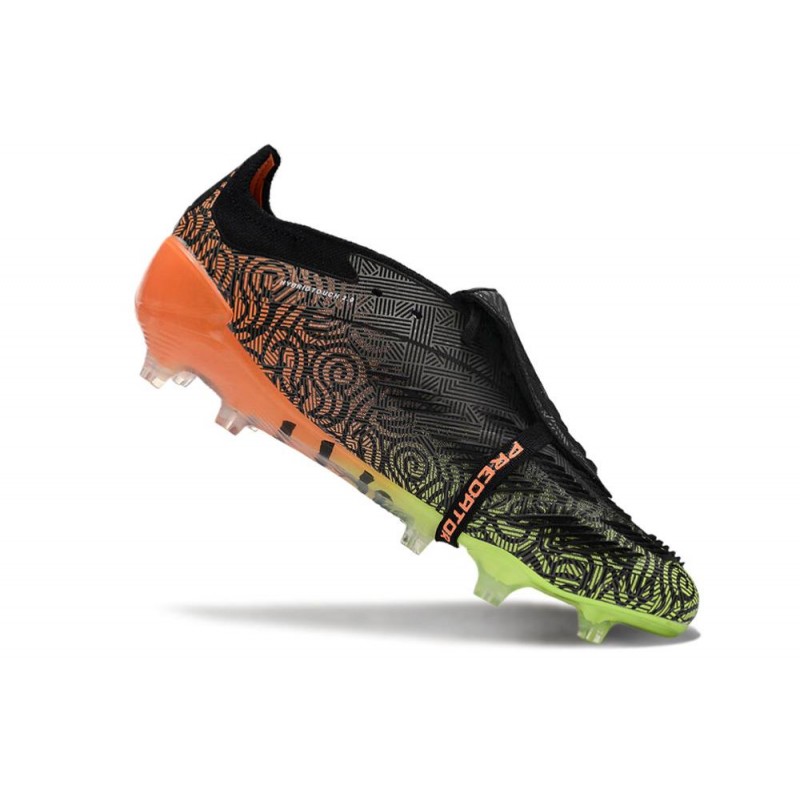 Fotbollsskor Adidas Predator 24 Elite FT FG Orange Svart Vit Grön för Herr 9 Billiga Fotbollsskor Fotbollsskor Adidas Predator 24 Elite FT FG Orange Svart Vit Grön 9