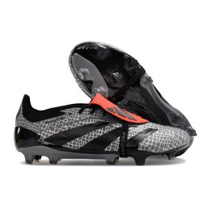 Fotbollsskor Adidas Predator 24 Elite FT FG Svart Grå Röd för Herr Billiga Fotbollsskor Fotbollsskor Adidas Predator 24 Elite FT FG Svart Grå Röd