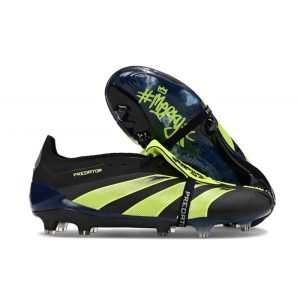 Fotbollsskor Adidas Predator 24 Elite FT FG Svart Grön för Herr Billiga Fotbollsskor Fotbollsskor Adidas Predator 24 Elite FT FG Svart Grön