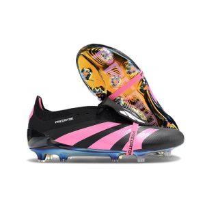 Fotbollsskor Adidas Predator 24 Elite FT FG Svart Rosa för Herr Billiga Fotbollsskor Fotbollsskor Adidas Predator 24 Elite FT FG Svart Rosa