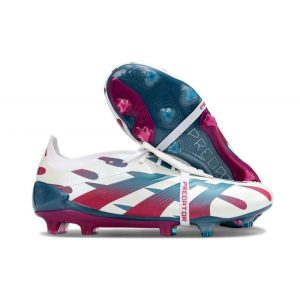 Fotbollsskor Adidas Predator 24 Elite FT FG Vit Röd Blå för Herr Billiga Fotbollsskor Fotbollsskor Adidas Predator 24 Elite FT FG Vit Röd Blå