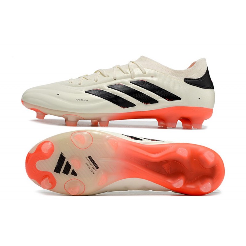 Fotbollsskor adidas Copa Pure 2 Elite+ FG Solar Energy – Vit Svart Röd för Herr 5 Billiga Fotbollsskor Fotbollsskor adidas Copa Pure 2 Elite+ FG Solar Energy – Vit Svart Röd 5