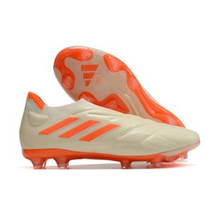 Fotbollsskor adidas Copa Pure + FG Vit Orange för Herr Billiga Fotbollsskor Fotbollsskor adidas Copa Pure + FG Vit Orange