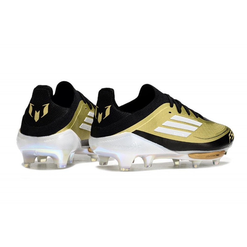 Fotbollsskor adidas F50 + Elite FG Guld Svart Vit för Herr 6 Billiga Fotbollsskor Fotbollsskor adidas F50 + Elite FG Guld Svart Vit 6