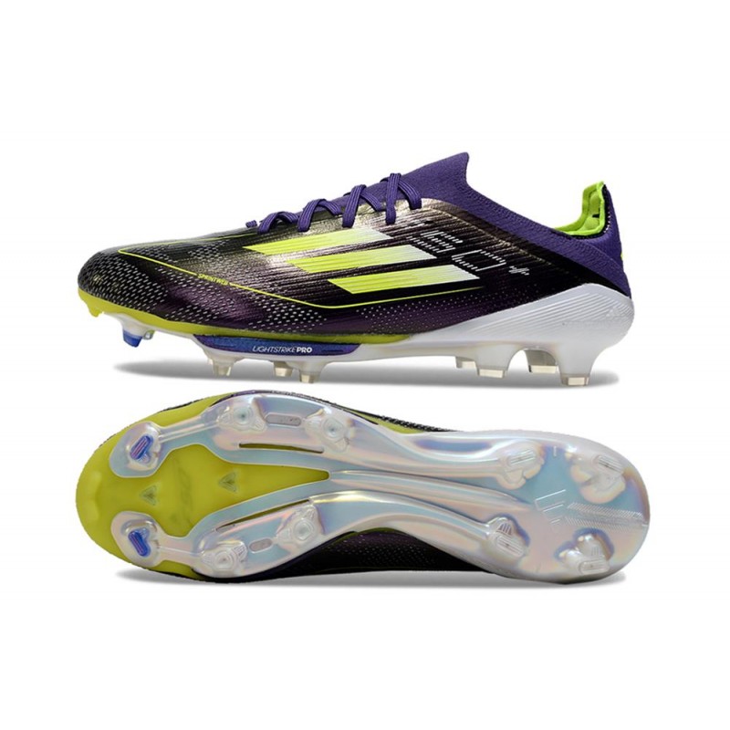 Fotbollsskor adidas F50 + Elite FG Lila Gul för Herr 5 Billiga Fotbollsskor Fotbollsskor adidas F50 + Elite FG Lila Gul 5