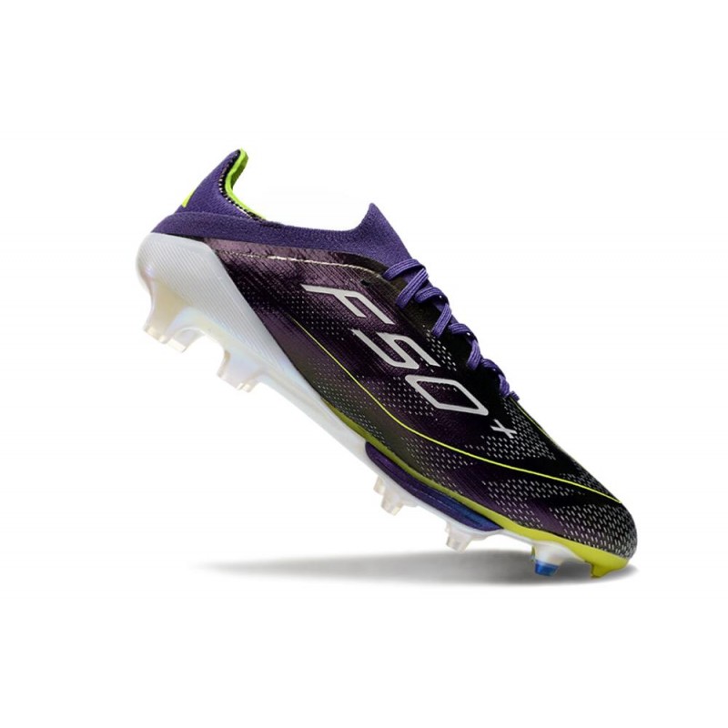 Fotbollsskor adidas F50 + Elite FG Lila Gul för Herr 9 Billiga Fotbollsskor Fotbollsskor adidas F50 + Elite FG Lila Gul 9