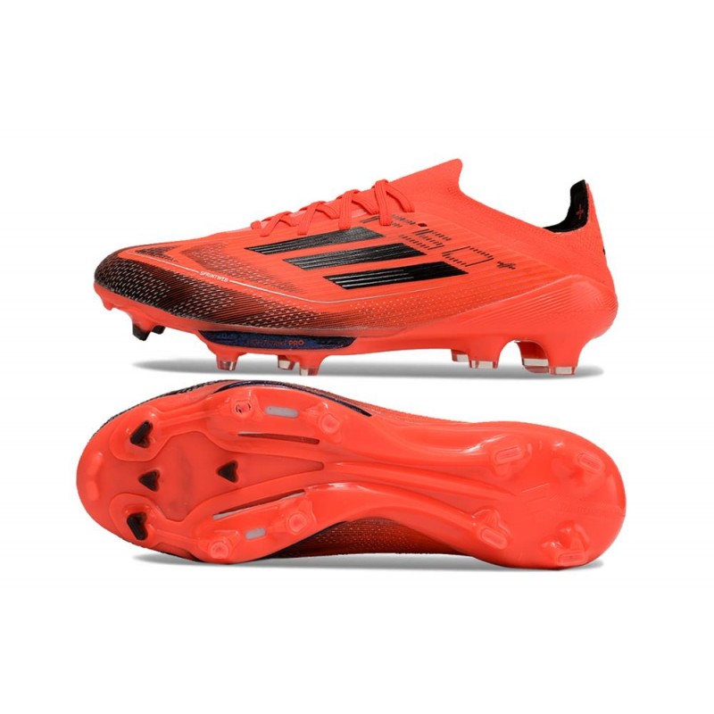Fotbollsskor adidas F50 + Elite FG Röd Svart för Herr 5 Billiga Fotbollsskor Fotbollsskor adidas F50 + Elite FG Röd Svart 5