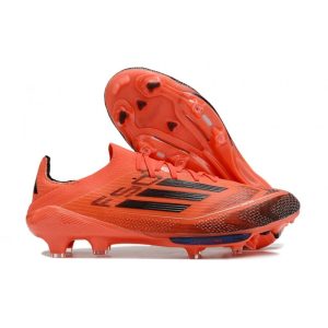 Fotbollsskor adidas F50 + Elite FG Röd Svart för Herr Billiga Fotbollsskor Fotbollsskor adidas F50 + Elite FG Röd Svart