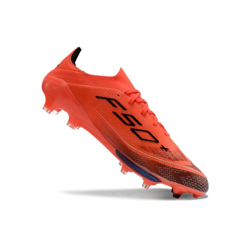 Fotbollsskor adidas F50 + Elite FG Röd Svart för Herr 9 Billiga Fotbollsskor Fotbollsskor adidas F50 + Elite FG Röd Svart 9