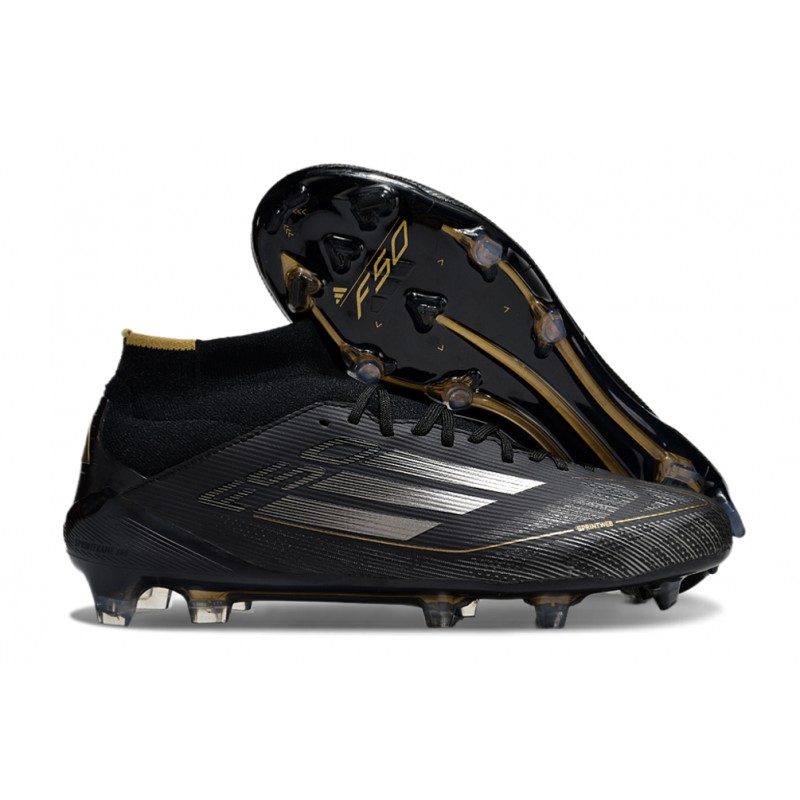 Skor adidas F50 Elite Mid FG Svart för Herr 3 Billiga Fotbollsskor Skor adidas F50 Elite Mid FG Svart 3