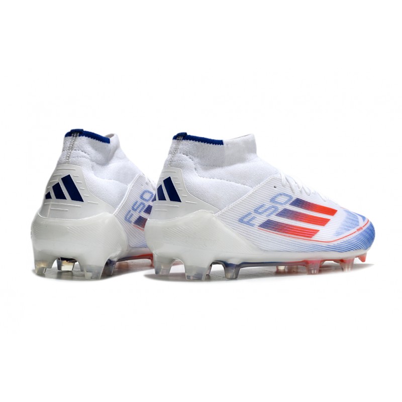Skor adidas F50 Elite Mid FG Vit Röd Blå för Herr 6 Billiga Fotbollsskor Skor adidas F50 Elite Mid FG Vit Röd Blå 6