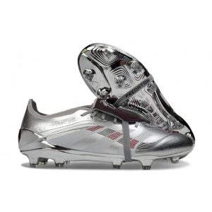 Skor adidas Predator Elite Foldover Tongue FG Silver för Herr Billiga Fotbollsskor Skor adidas Predator Elite Foldover Tongue FG Silver