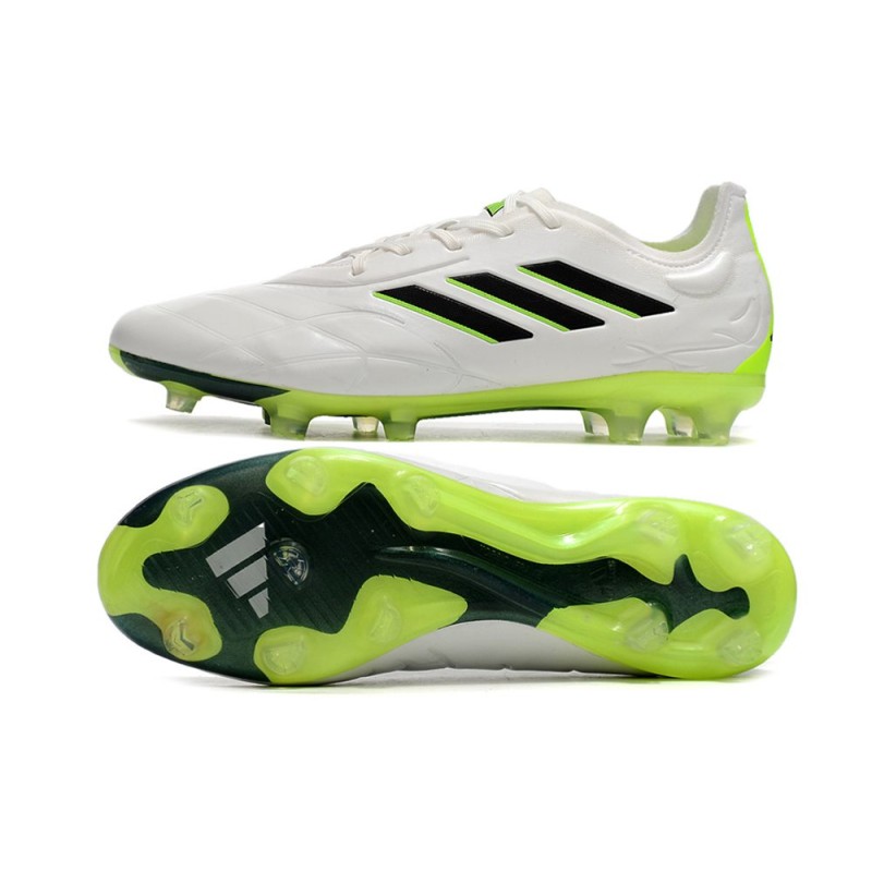 adidas Copa Pure.1 FG Crazyrush – Vit Svart Lucid Lemon för Herr 5 Billiga Fotbollsskor adidas Copa Pure.1 FG Crazyrush – Vit Svart Lucid Lemon 5